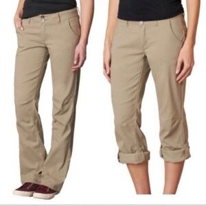 Prana Women's Straight Leg Tan Pants